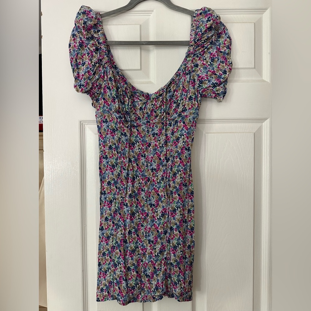 Astr Multicolor Floral Mini Dress